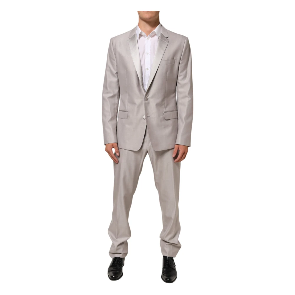 Dolce & Gabbana Herren Grau Martini Formal Suit