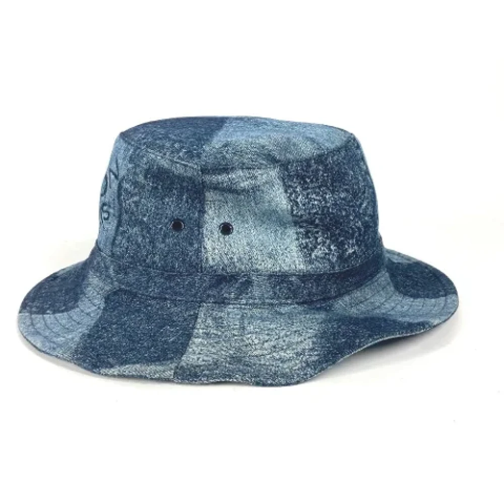 Louis Vuitton Vintage Pre-owned Cotton hats Blue Dames