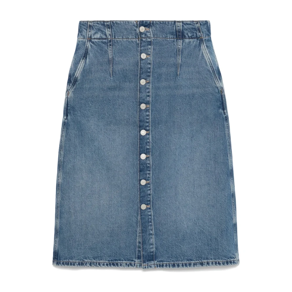 Polo Ralph Lauren Women's Blue Denim Skirts, W26, Cotton Casual Skirt