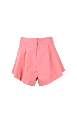 pink-nylon-zipper-shorts
