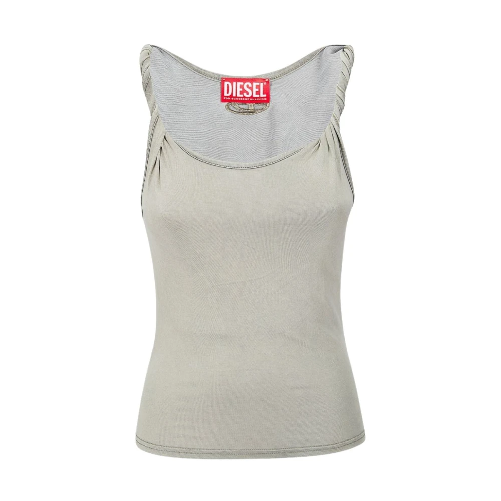 Diesel Donna Grigio Top, S, New,