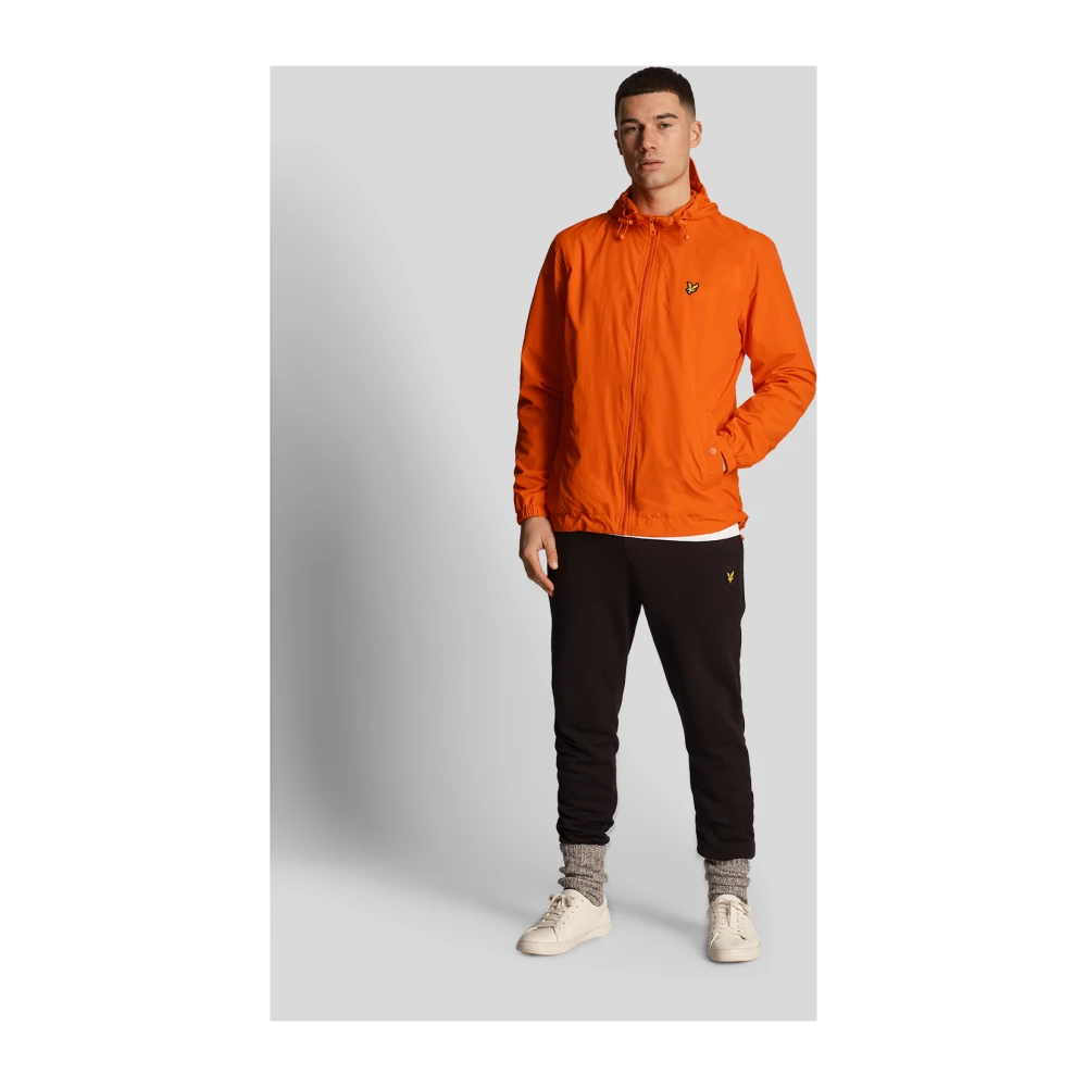 Lyle & Scott Capuchon Zip Jas Orange Heren