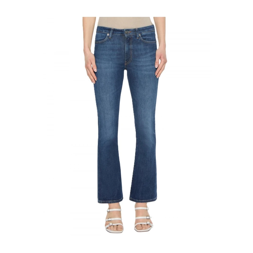 Dondup Katoenen jeans voor een stijlvolle look Blue Dames