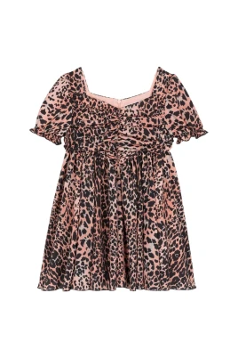 Leopardmönstrad Sweetheart Klänning