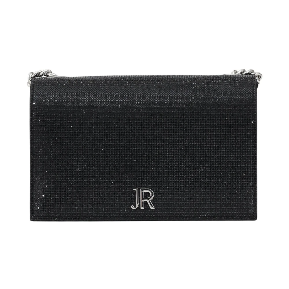 Richmond Zwarte schoudertas met strass-detail Black Dames