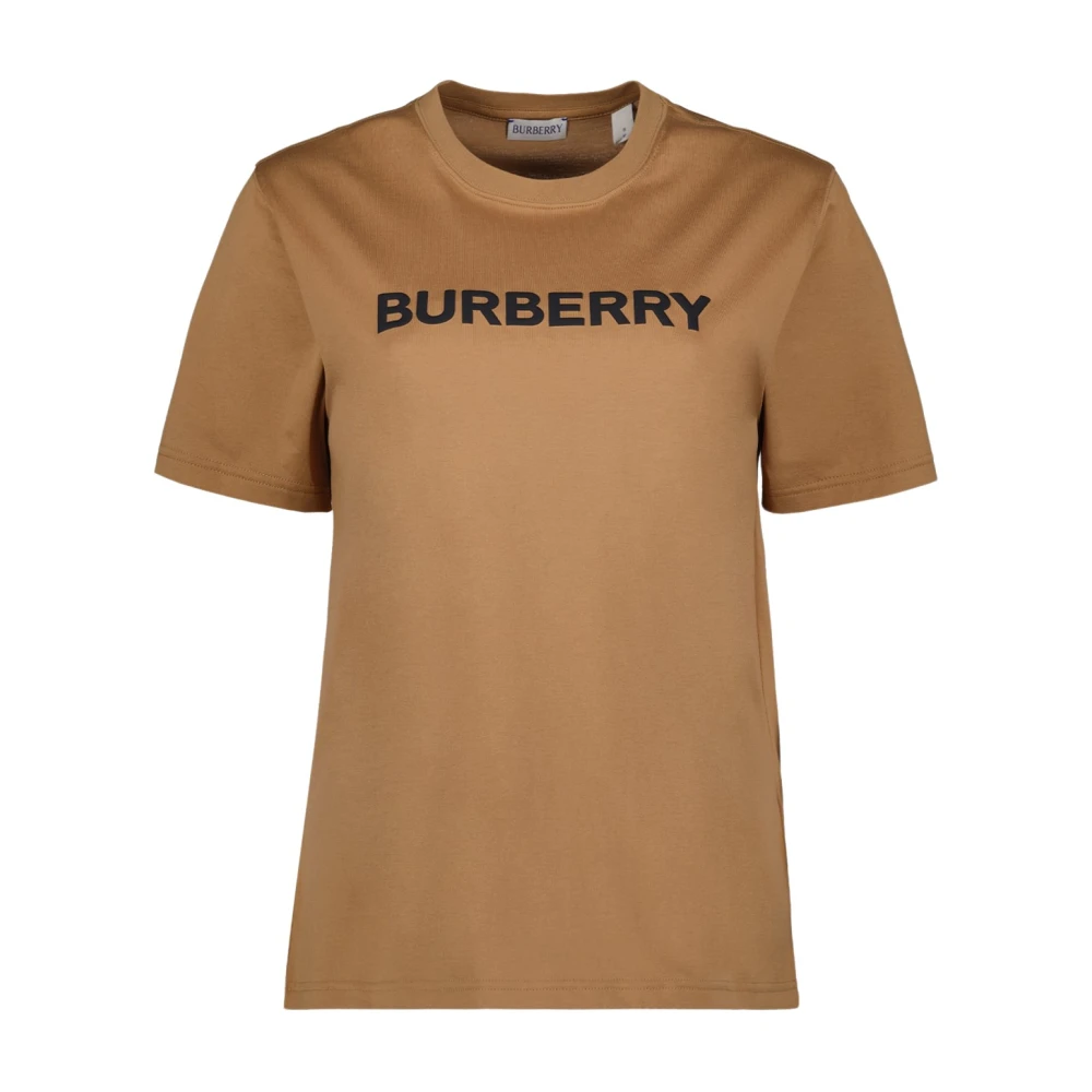 Burberry Logo Print T-shirt Brown Dames