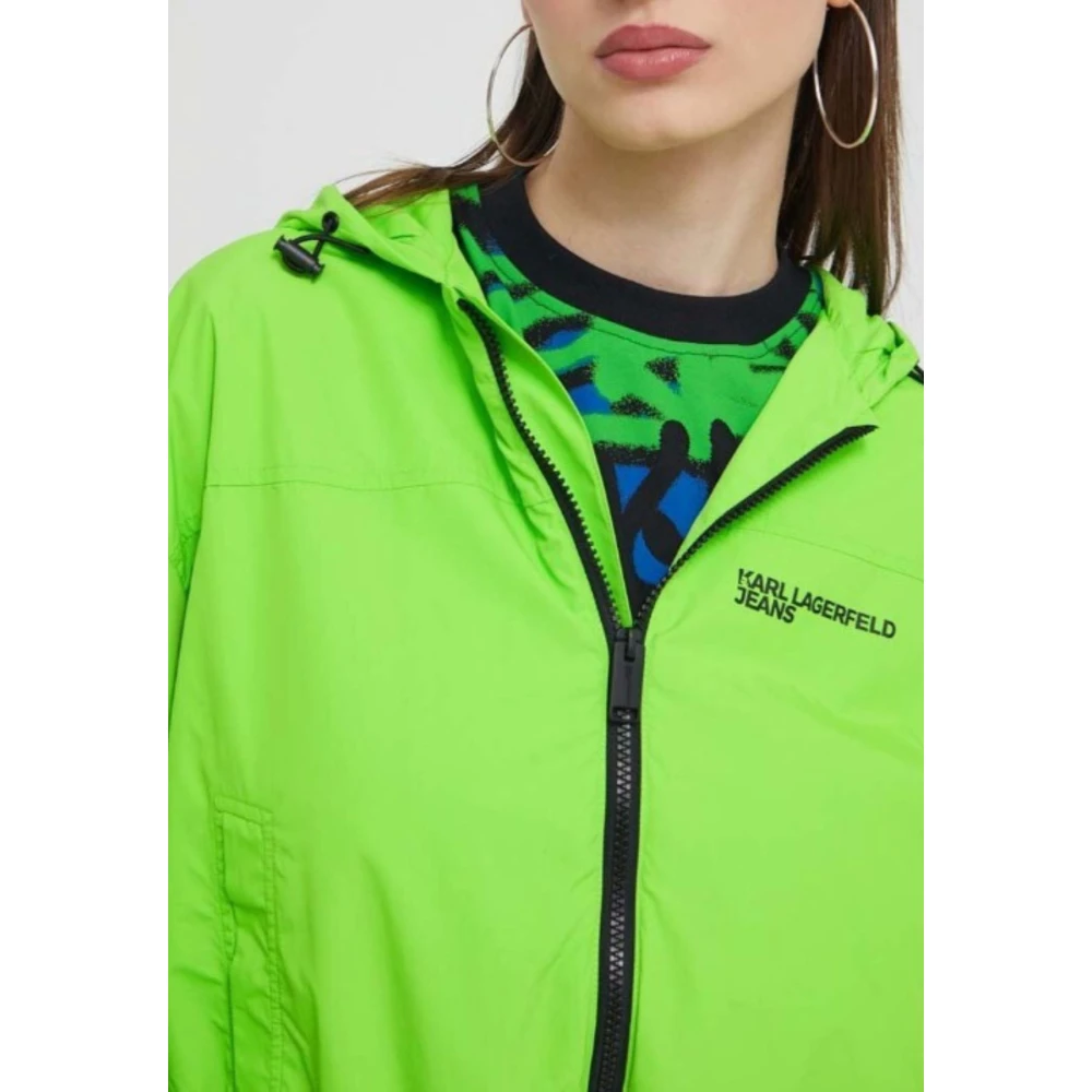 Karl Lagerfeld Dames Utility Pocket Jacket Green Dames