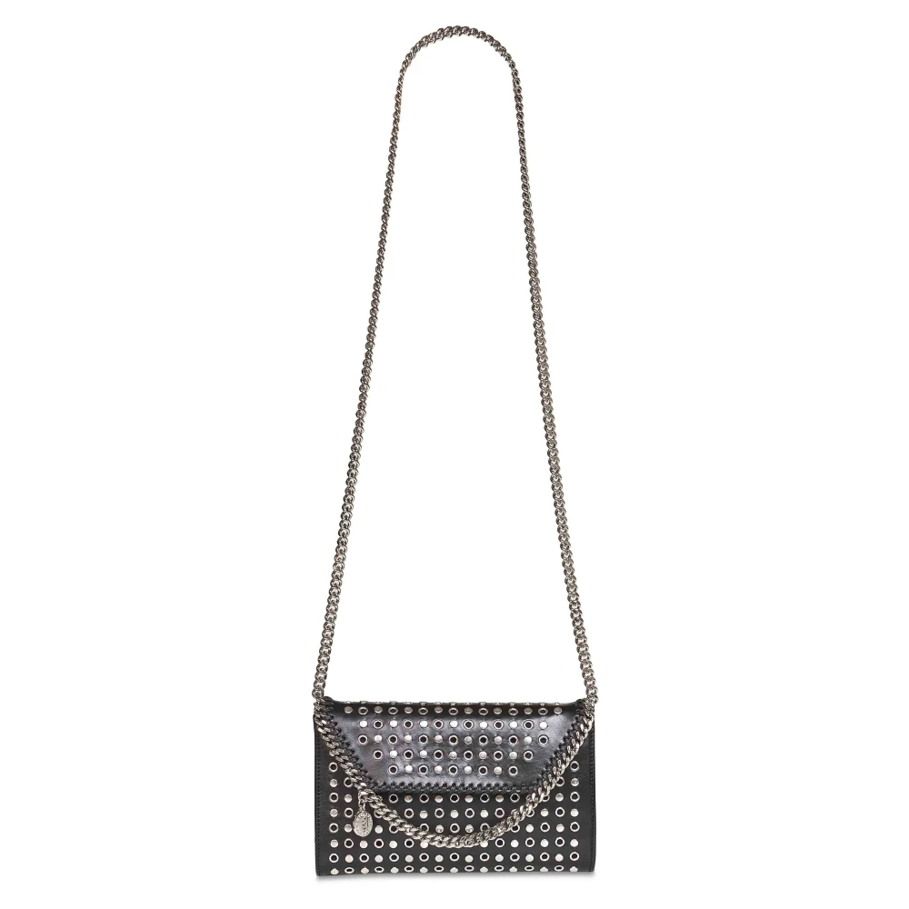 Stella Mccartney Donna Nero - Falabella Wallet On Chain - Bags - One Size