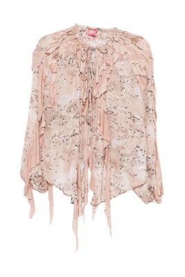 ruffled-print-design-tie-fastening-top