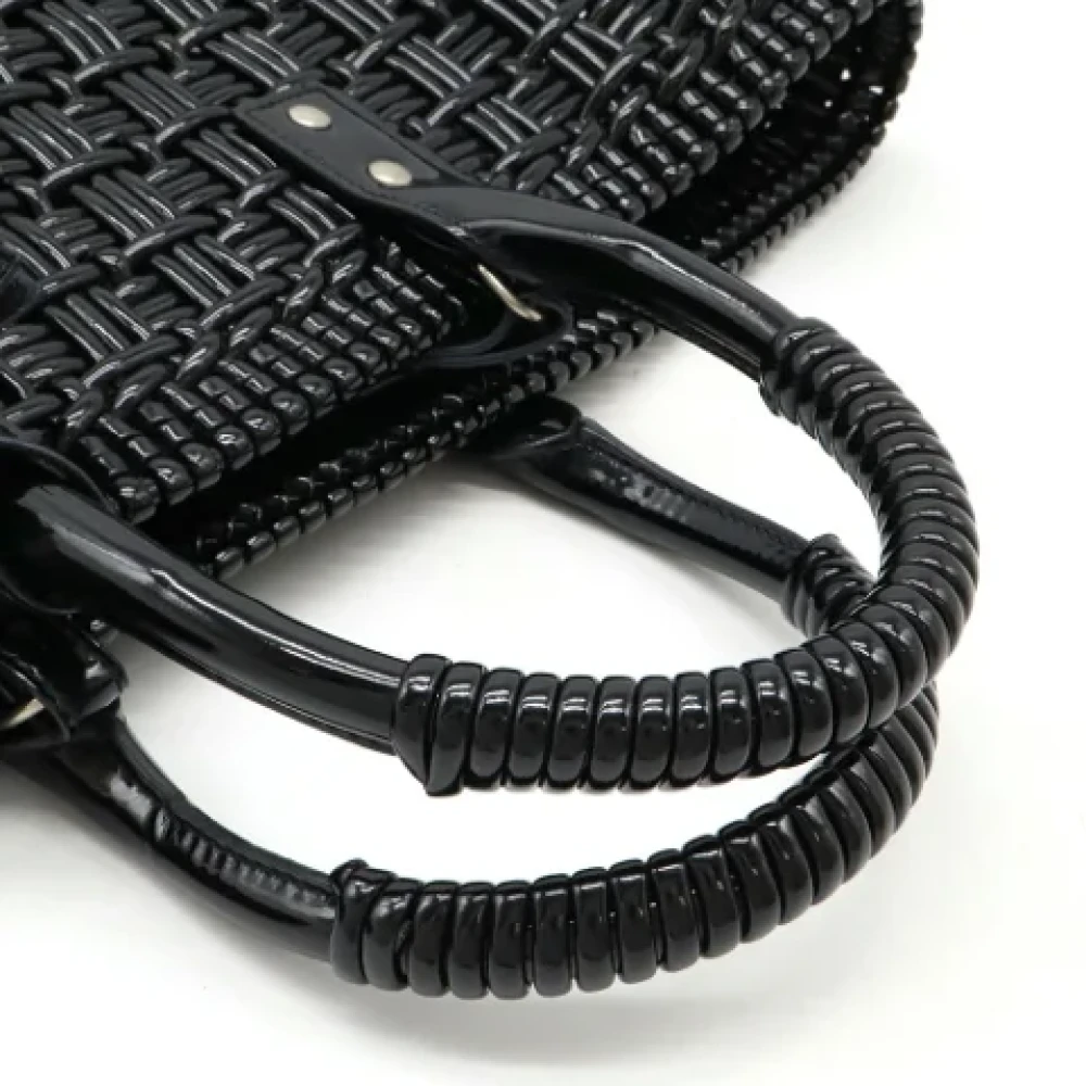 Balenciaga Vintage Pre-owned Vinyl handbags Black Dames