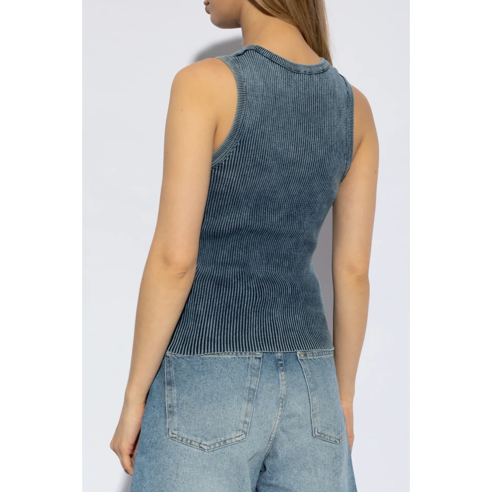 Diesel Gestreepte top `M-Anchor-A-Sl` Blue Dames