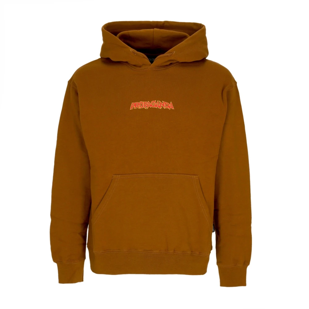 Propaganda Bruine Melt Hoodie met Kangoeroezak Brown Heren