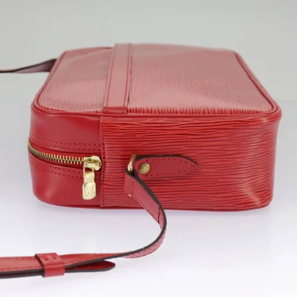 Louis Vuitton Vintage Pre-owned Leather shoulder-bags Red Dames