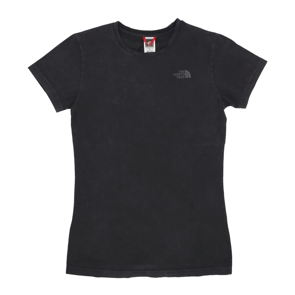 The North Face Zwart Heritage Logo Tee Dames T-shirt Black Dames
