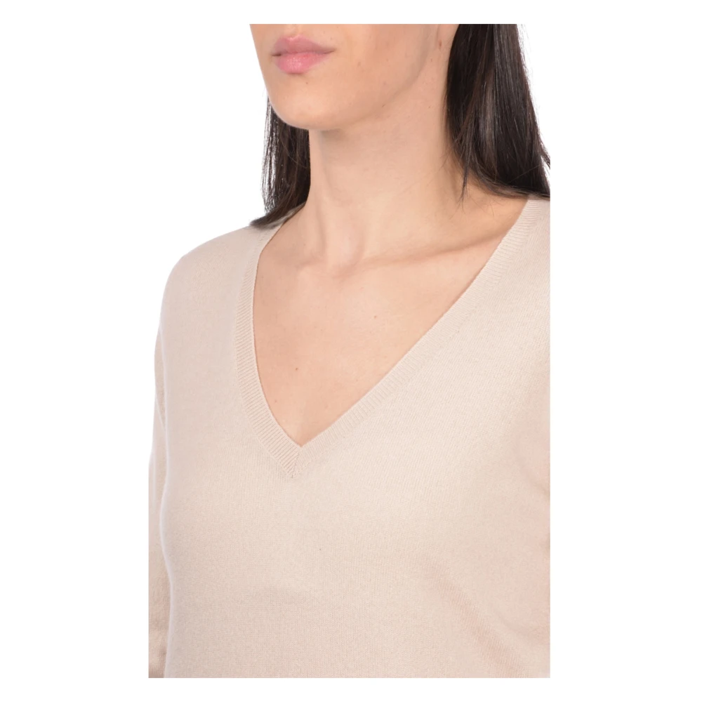 Gran Sasso Stijlvolle Pullover Sweater Beige Dames