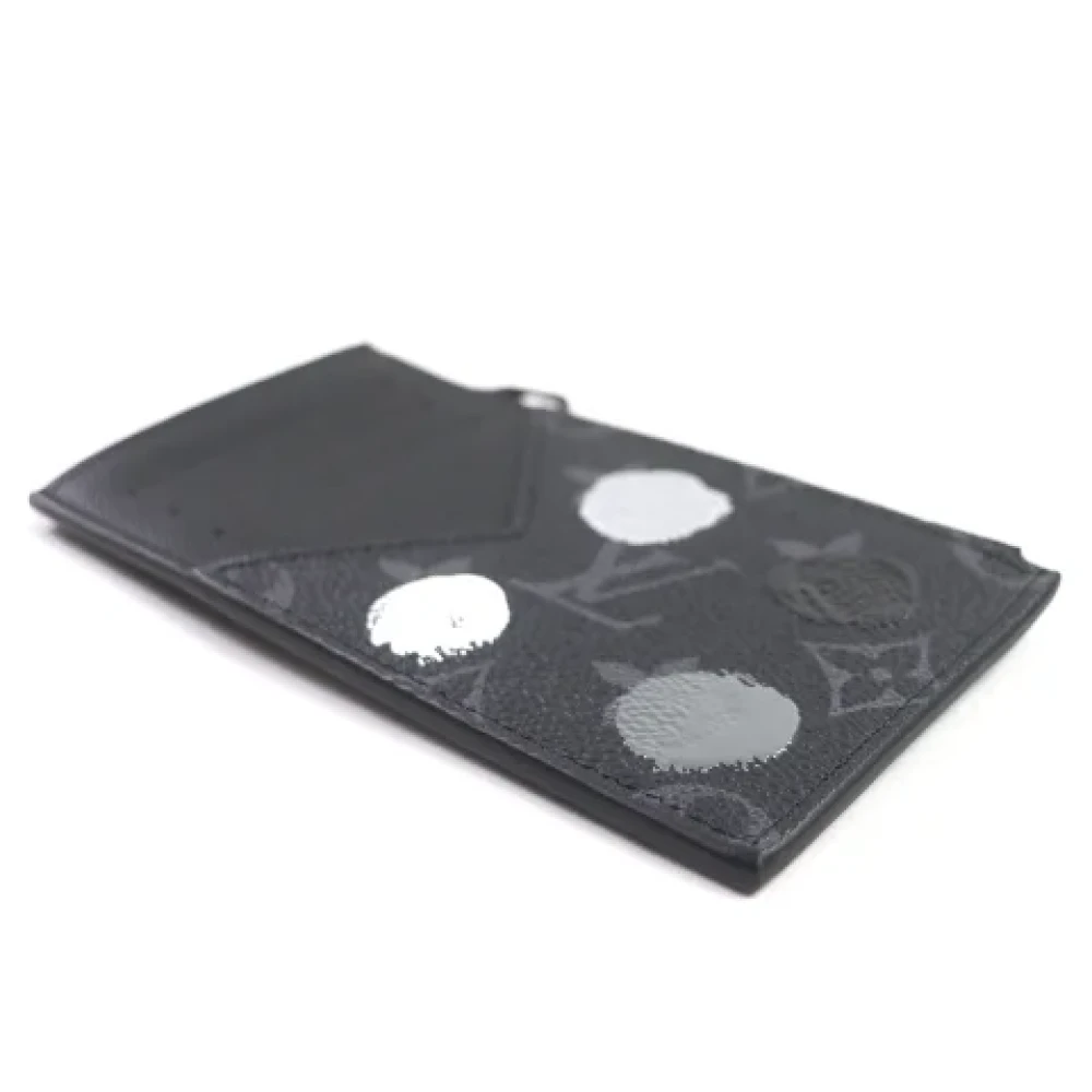 Louis Vuitton Vintage Pre-owned Canvas wallets Black Heren