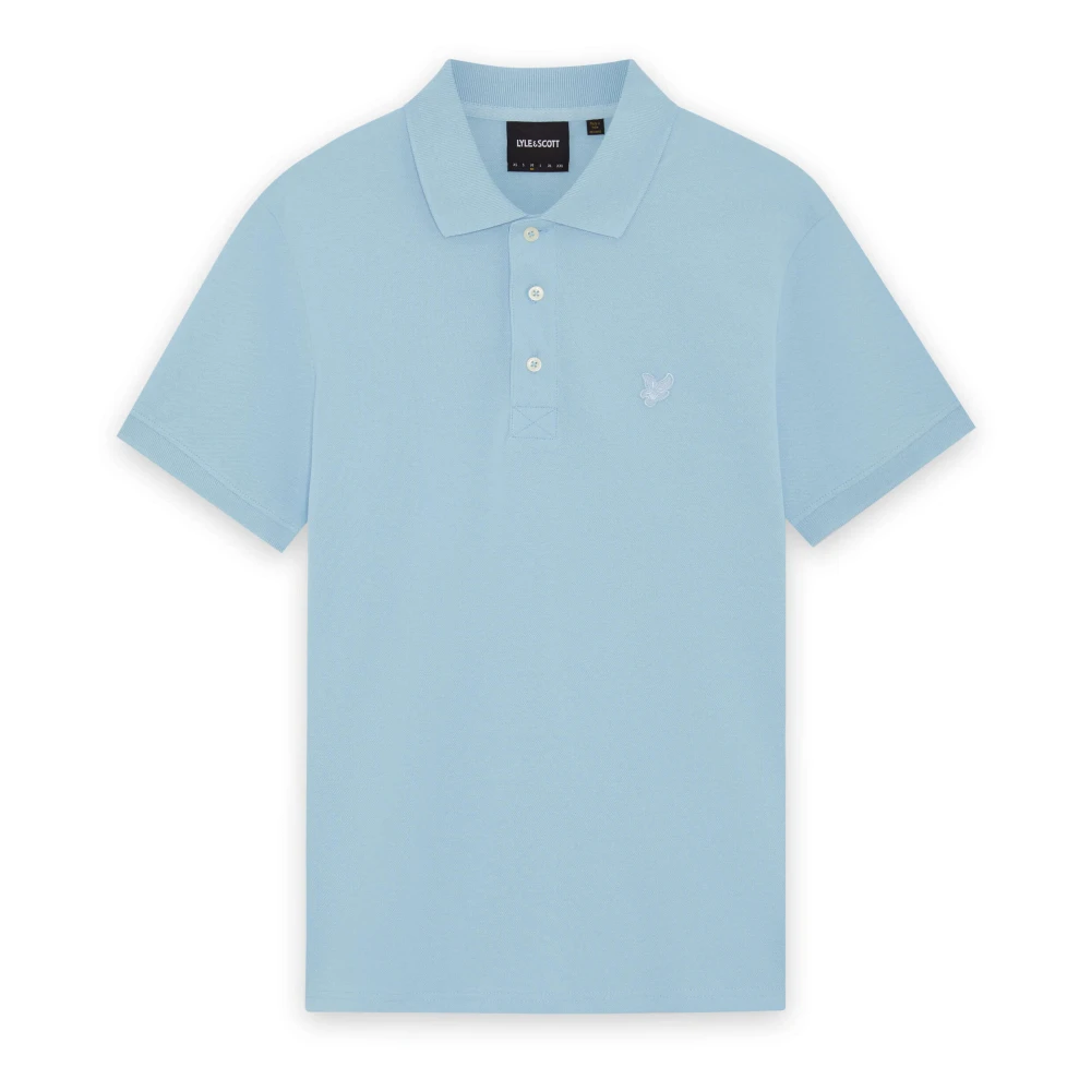 Lyle & Scott Men's Blue Polo Shirts, M, Superfine Polo Shirt