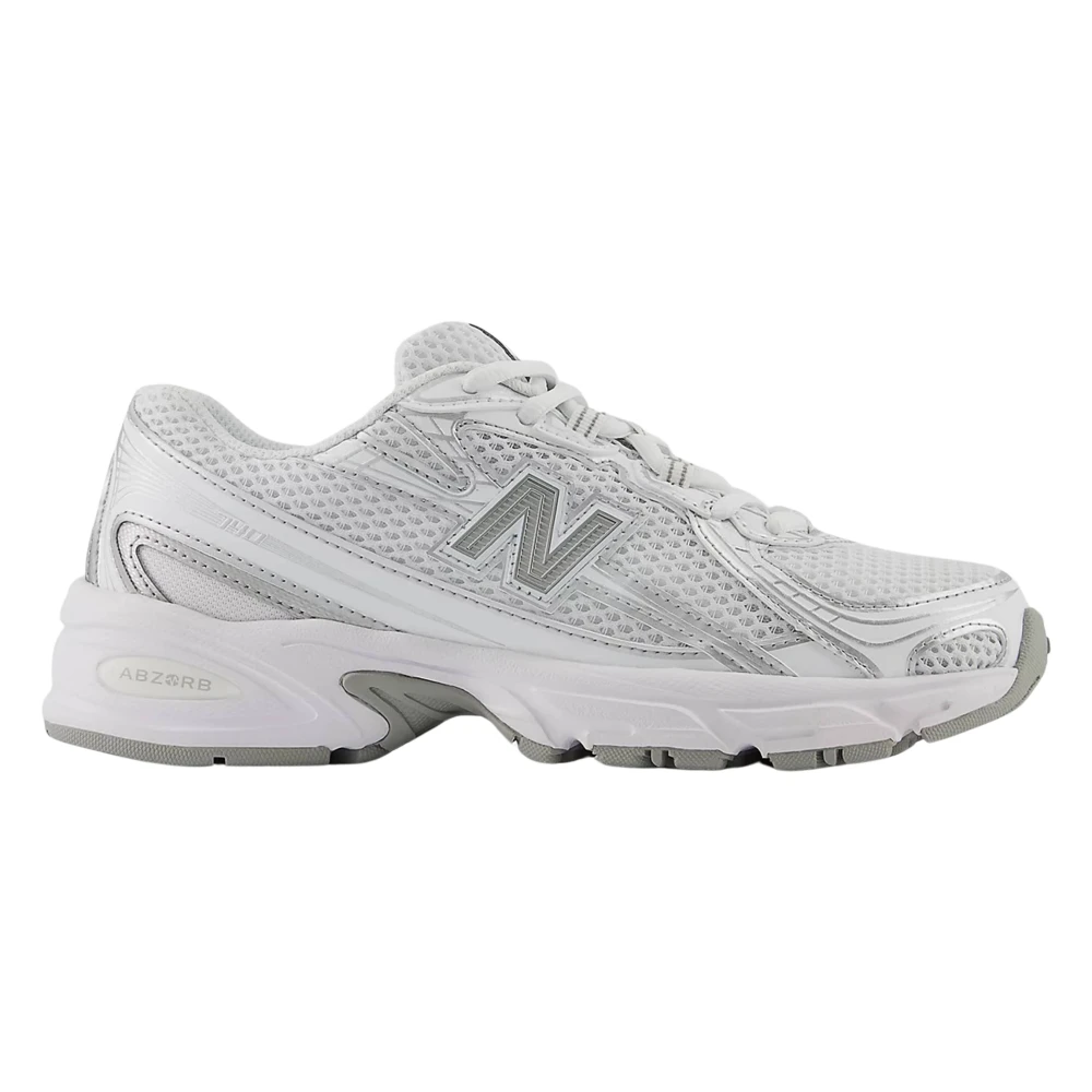 New Balance Unisex Kids White Kids Sneakers, 37 1/2 Eu, 740 Lace Trainers
