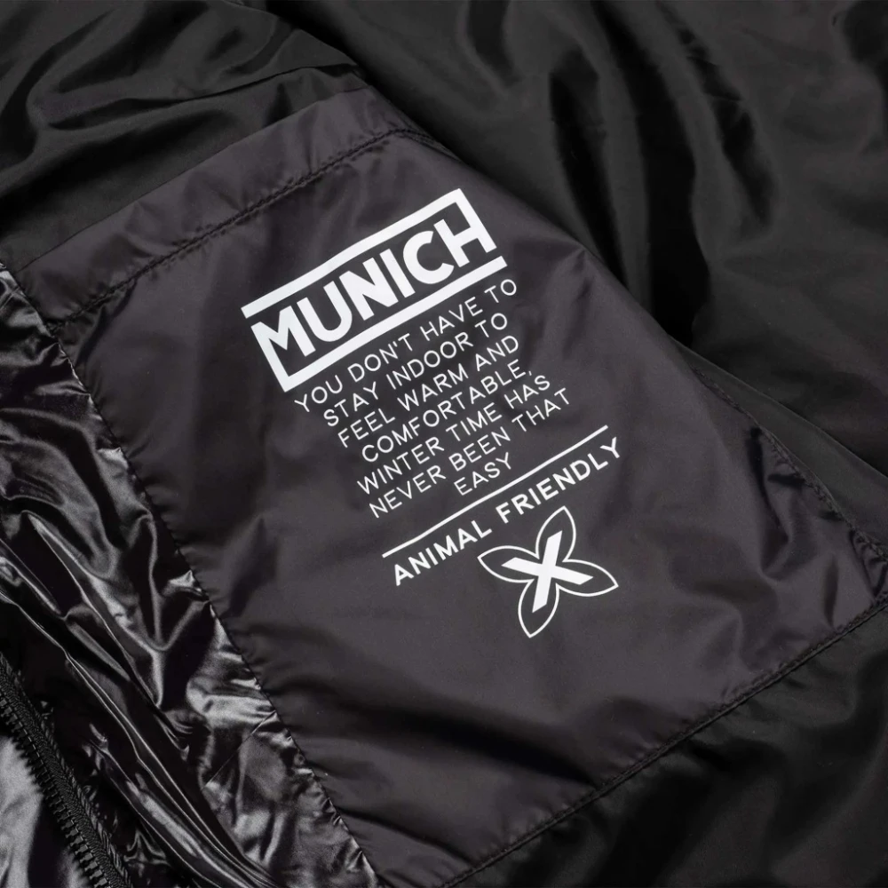 Munich Puffer Wind Coats Black Dames