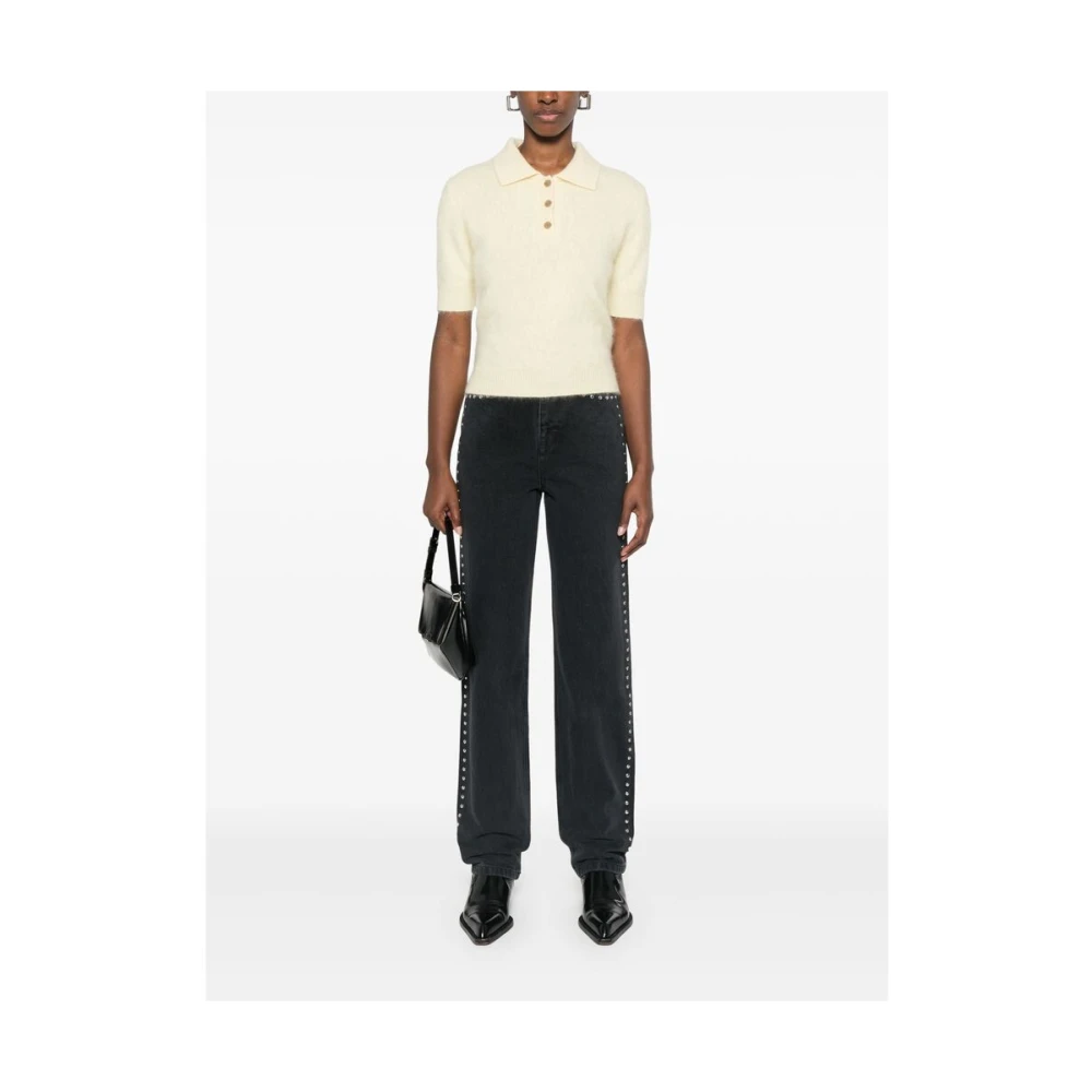 Rotate Birger Christensen Donkergrijze Straight Jeans Gray Dames