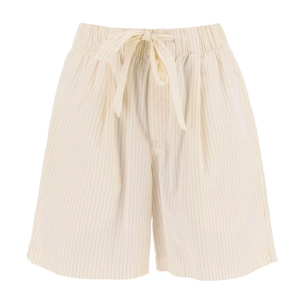 Birkenstock Organiska Poplin Pyjama Shorts White, Dam