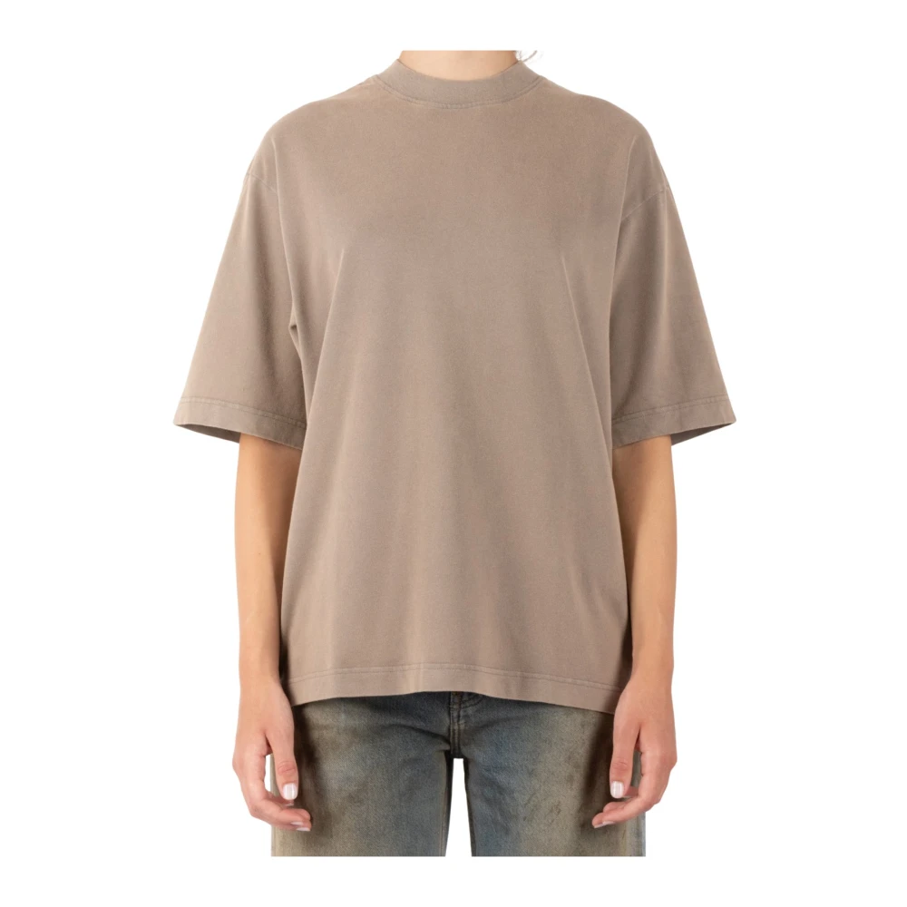 Acne Studios Bruine T-shirt met relaxte pasvorm Brown
