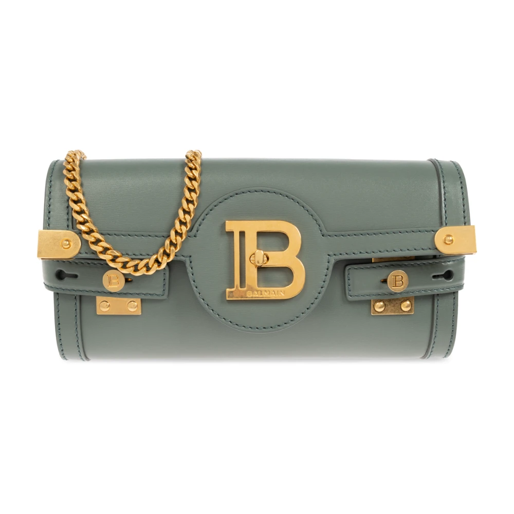 Balmain Shoulder Bag B-Buzz 23 Green Dames
