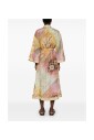 robe-multicolore-avec-manches-amples