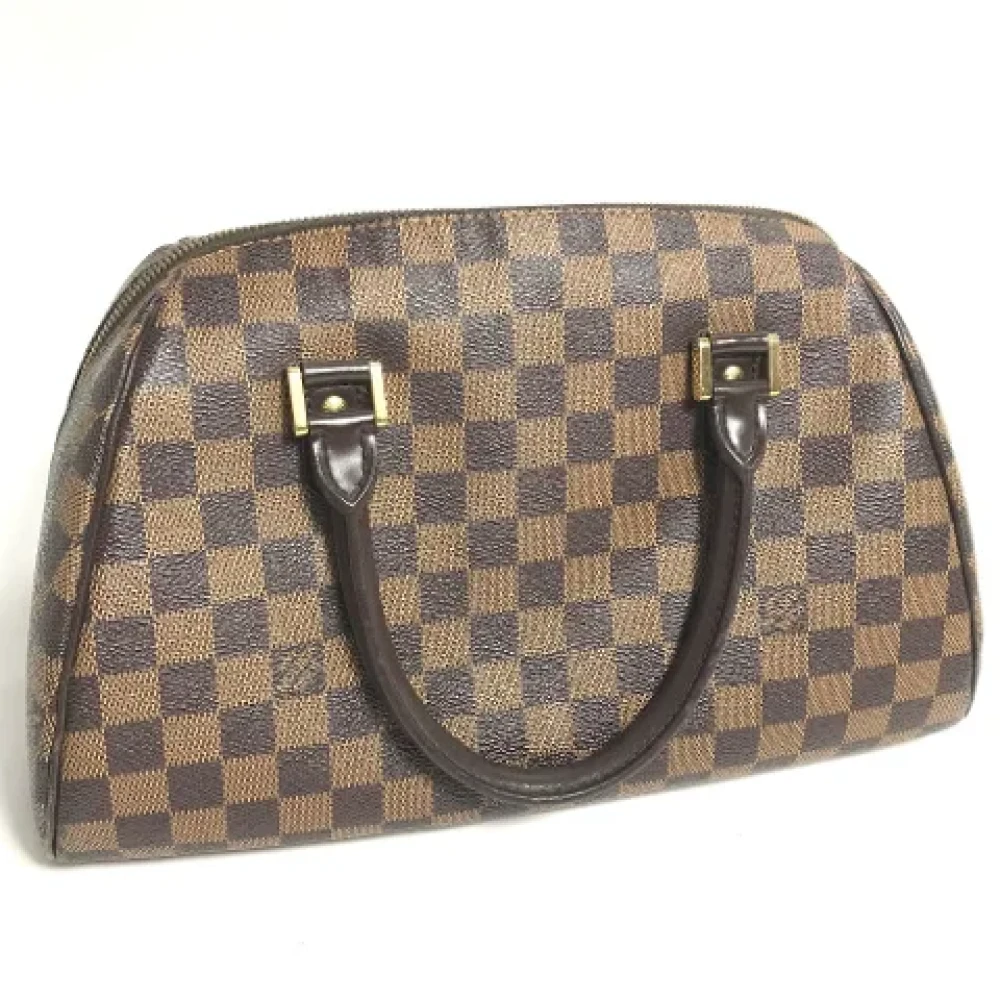 Louis Vuitton Vintage Pre-owned Cotton louis-vuitton-bags Brown Dames