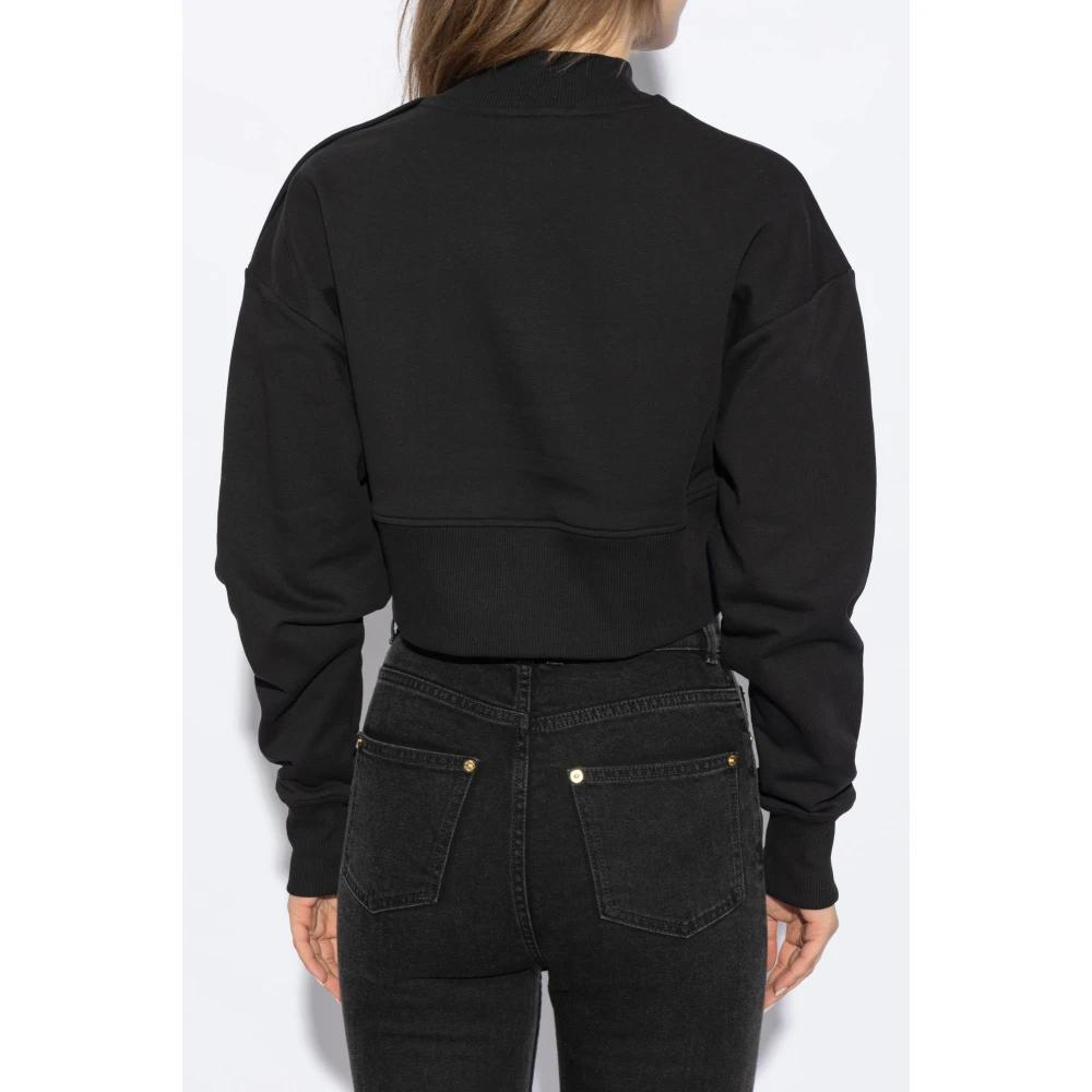 Balmain Sweatshirt met logo Black Dames