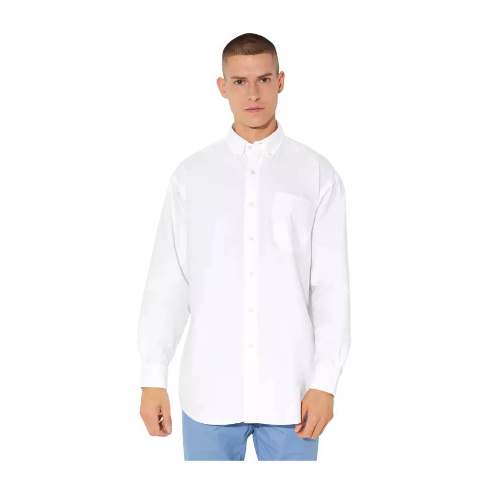 Ralph Lauren Big Oxford Shirt White Heren
