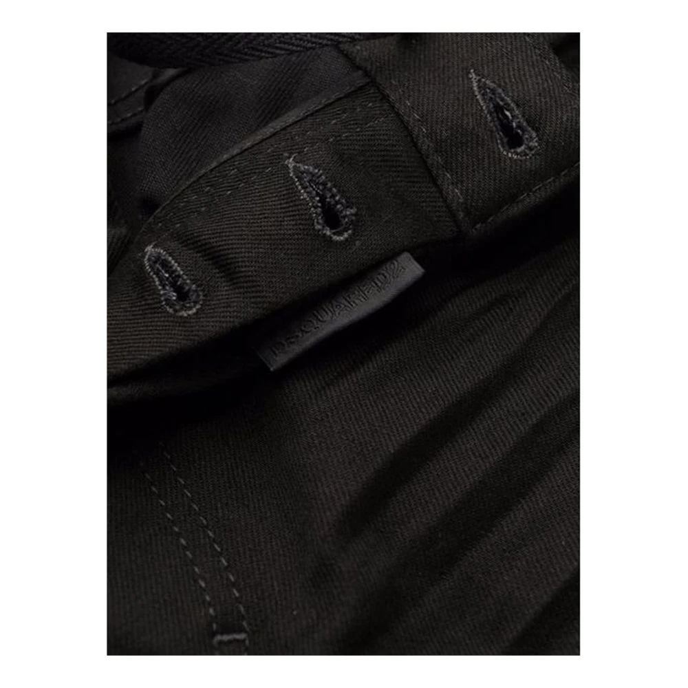 Dsquared2 Zwarte Bull Denim Jeans Vrouwen Black Dames