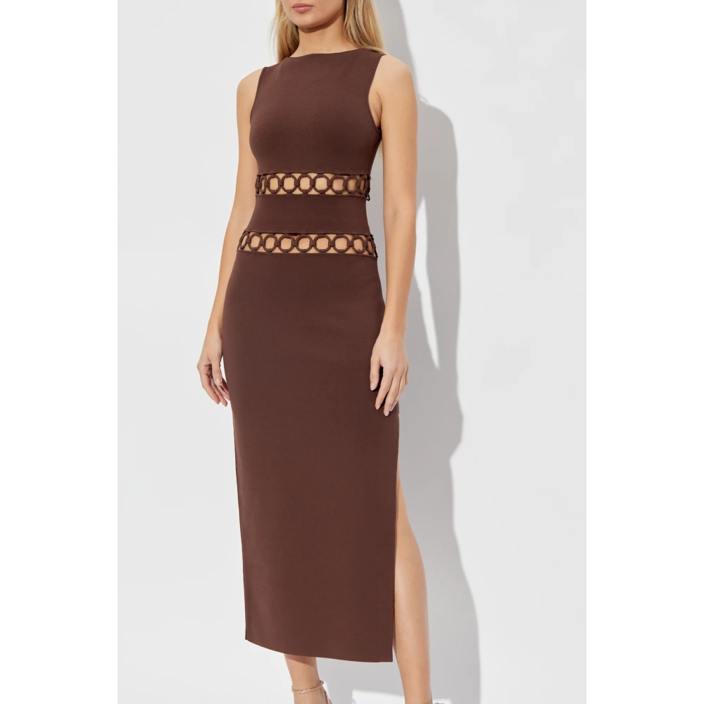 Cult Gaia Jurk River Brown Dames