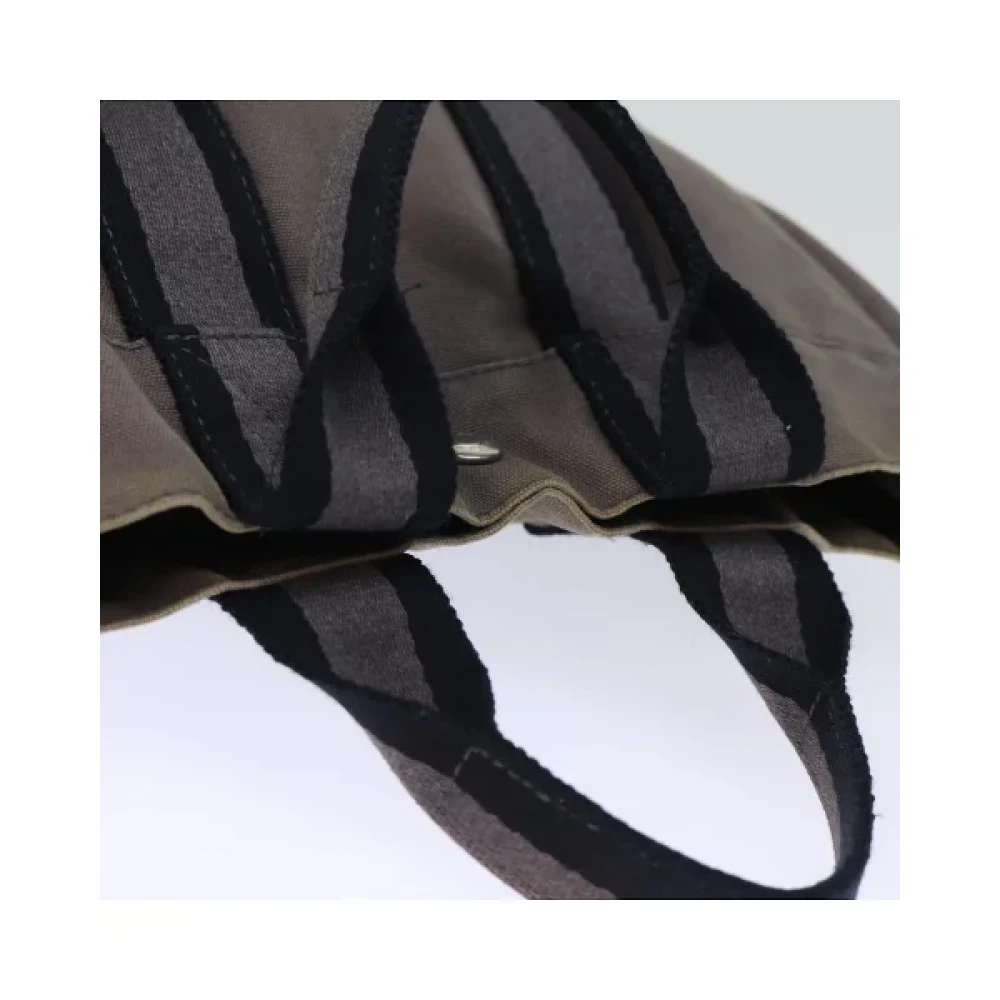 Hermès Vintage Pre-owned Cotton handbags Gray Dames