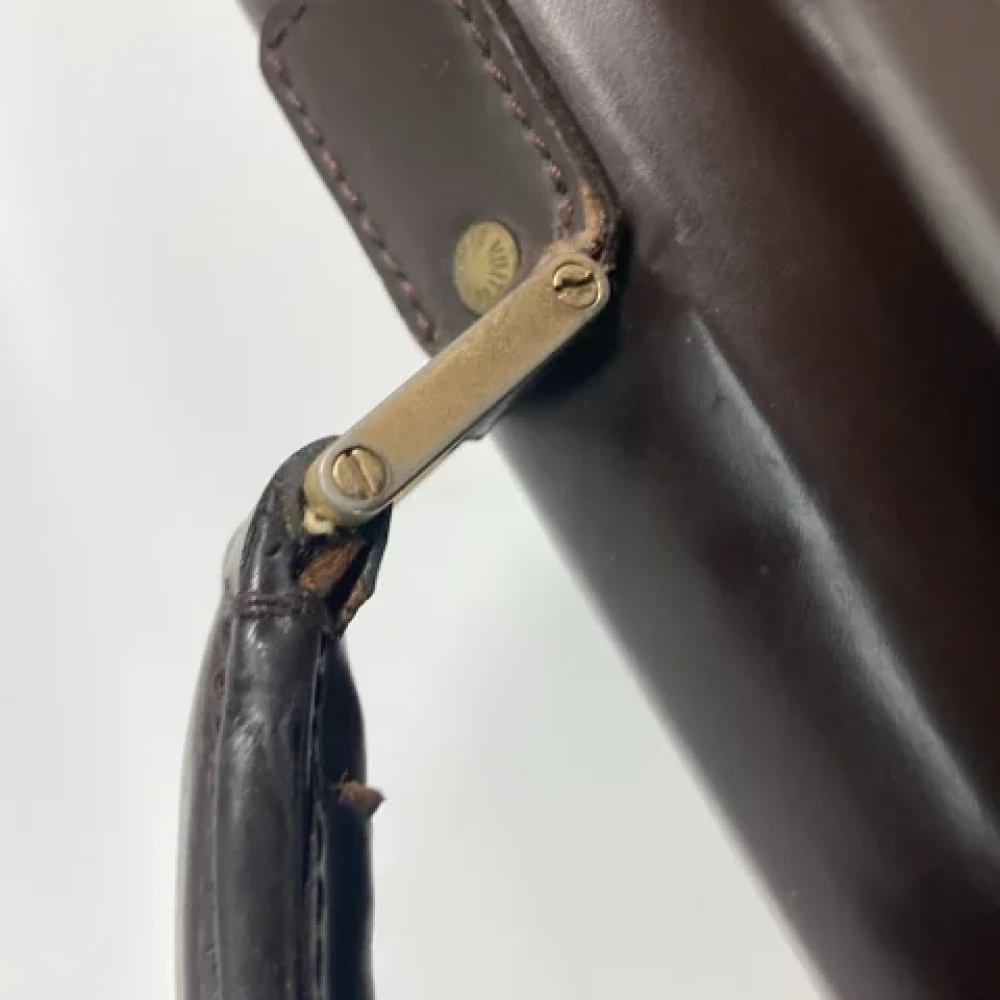 Louis Vuitton Vintage Pre-owned Fabric handbags Brown Heren