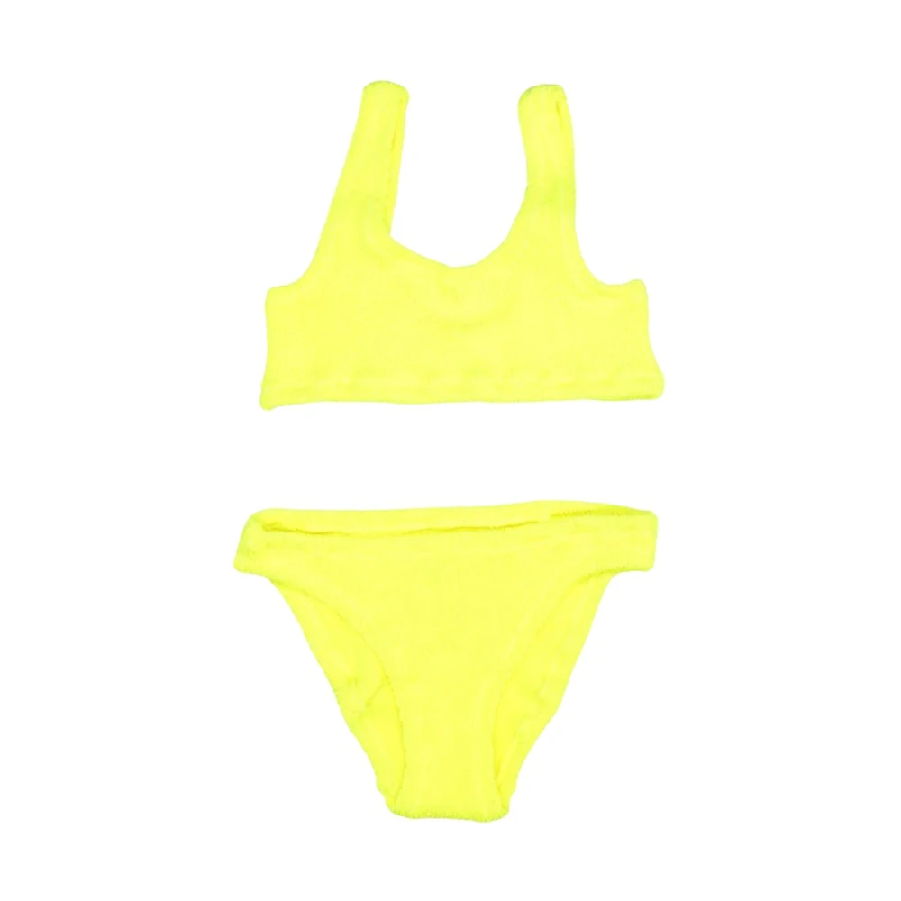 MC2 Saint Barth Enfärgad Bikini Crop Top Yellow, Flicka