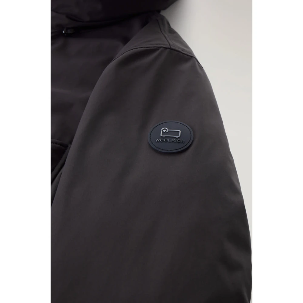 Woolrich Arctic Stretch donsparka in zwart Black Heren