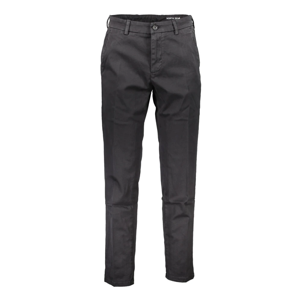 North Sails Men's Black Slim Fit Trousers - Slim-Fit Trousers - W33 - Trousers
