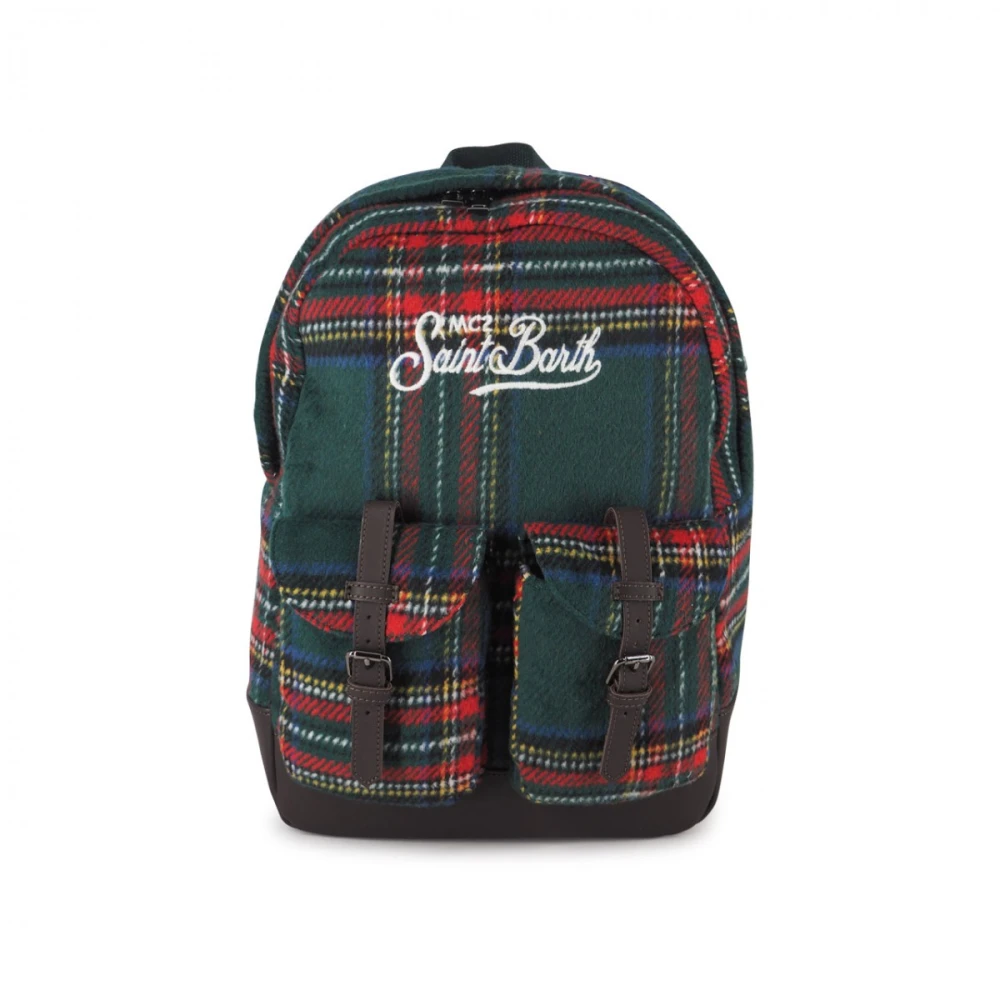 MC2 Saint Barth Cody Tartan Ryggsäck Green, Herr