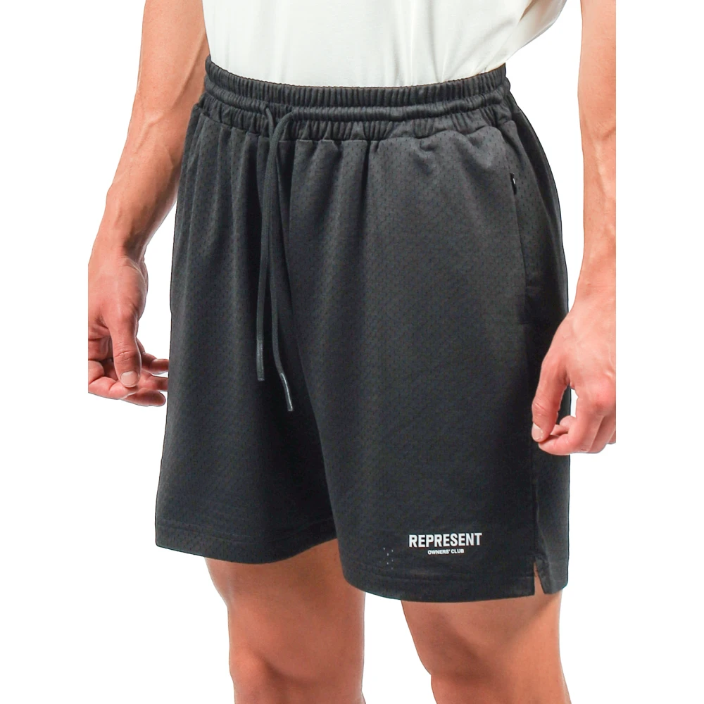 Represent Owners Club Mesh Shorts Black Heren