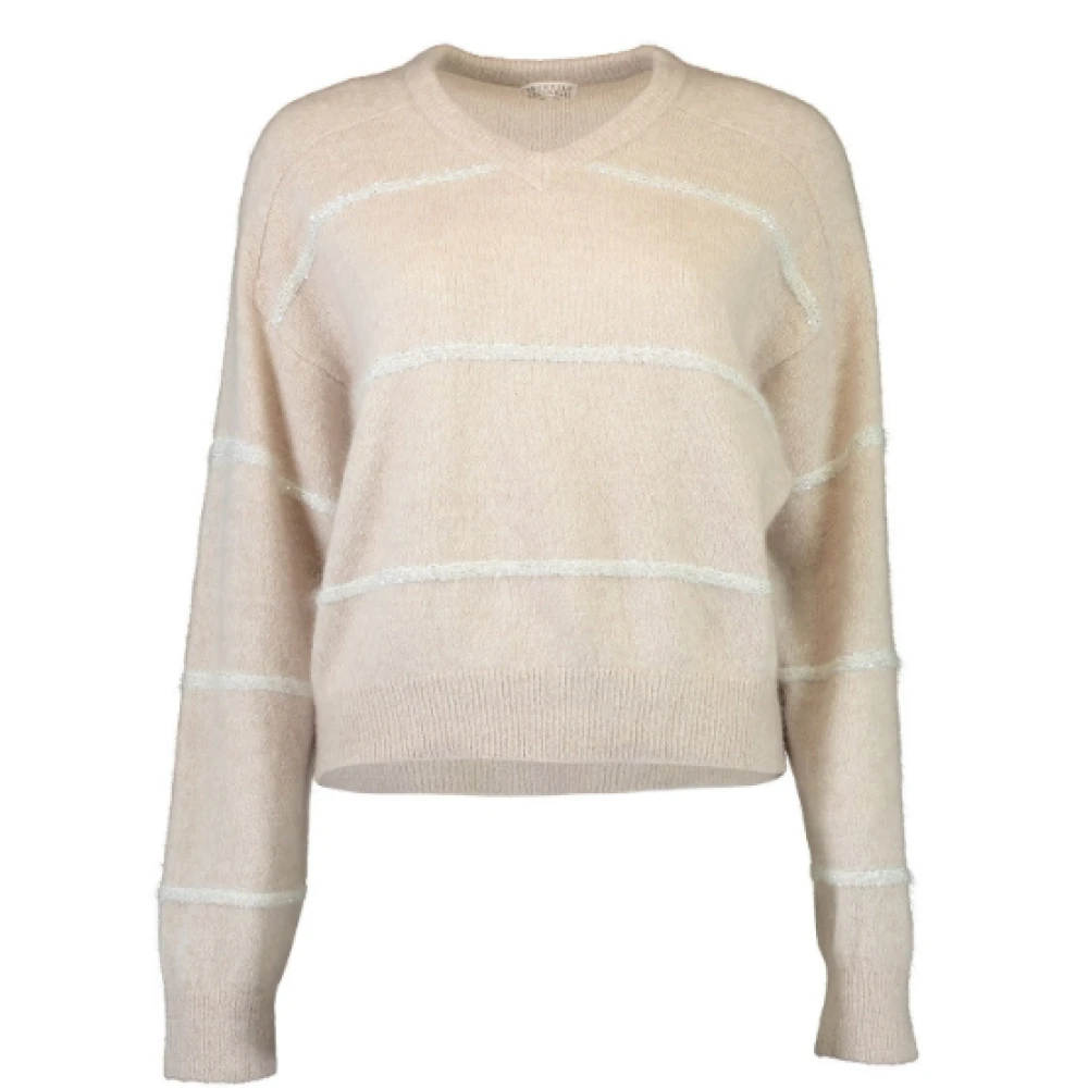 BRUNELLO CUCINELLI Luxe Sweaters Collectie Beige Dames
