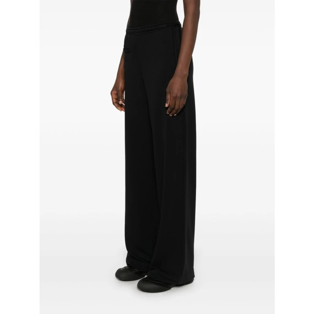 MM6 Maison Margiela Drawstring Broek met Ritszak Black Dames