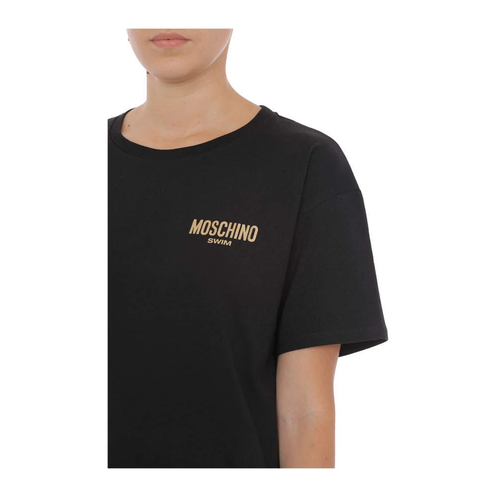 Moschino Zwarte T-shirts en Polos Black Dames