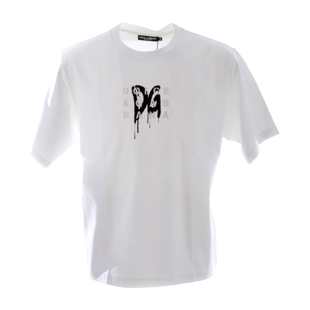 Dolce & Gabbana Men's White T-Shirts, Xs, T-Shirts