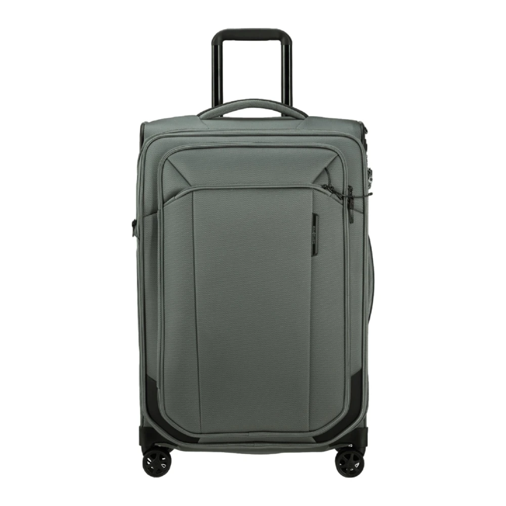 Samsonite Grijze Trolley met gerecycled PET-stof Gray Unisex