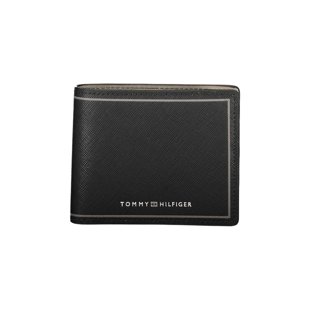 Tommy Hilfiger Men's Black Leather Wallet