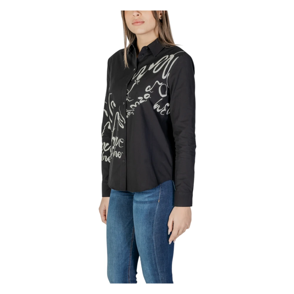 Desigual Lente Zomer Dames Lange Mouw Shirt Black Dames
