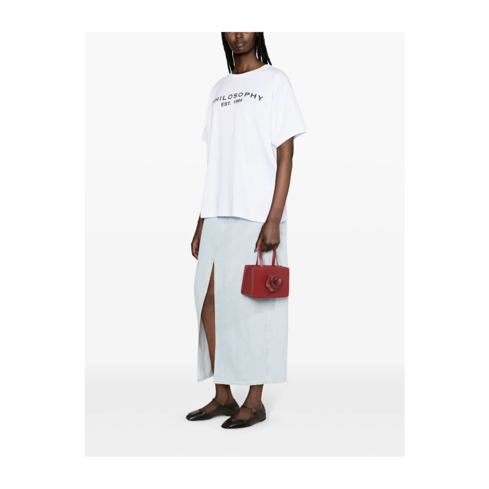 Philosophy di Lorenzo Serafini Witte T-shirts en Polos White Dames