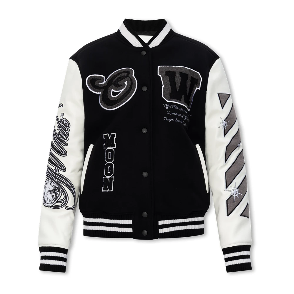 Jackets > Bomber Jackets - - Off White - Modalova