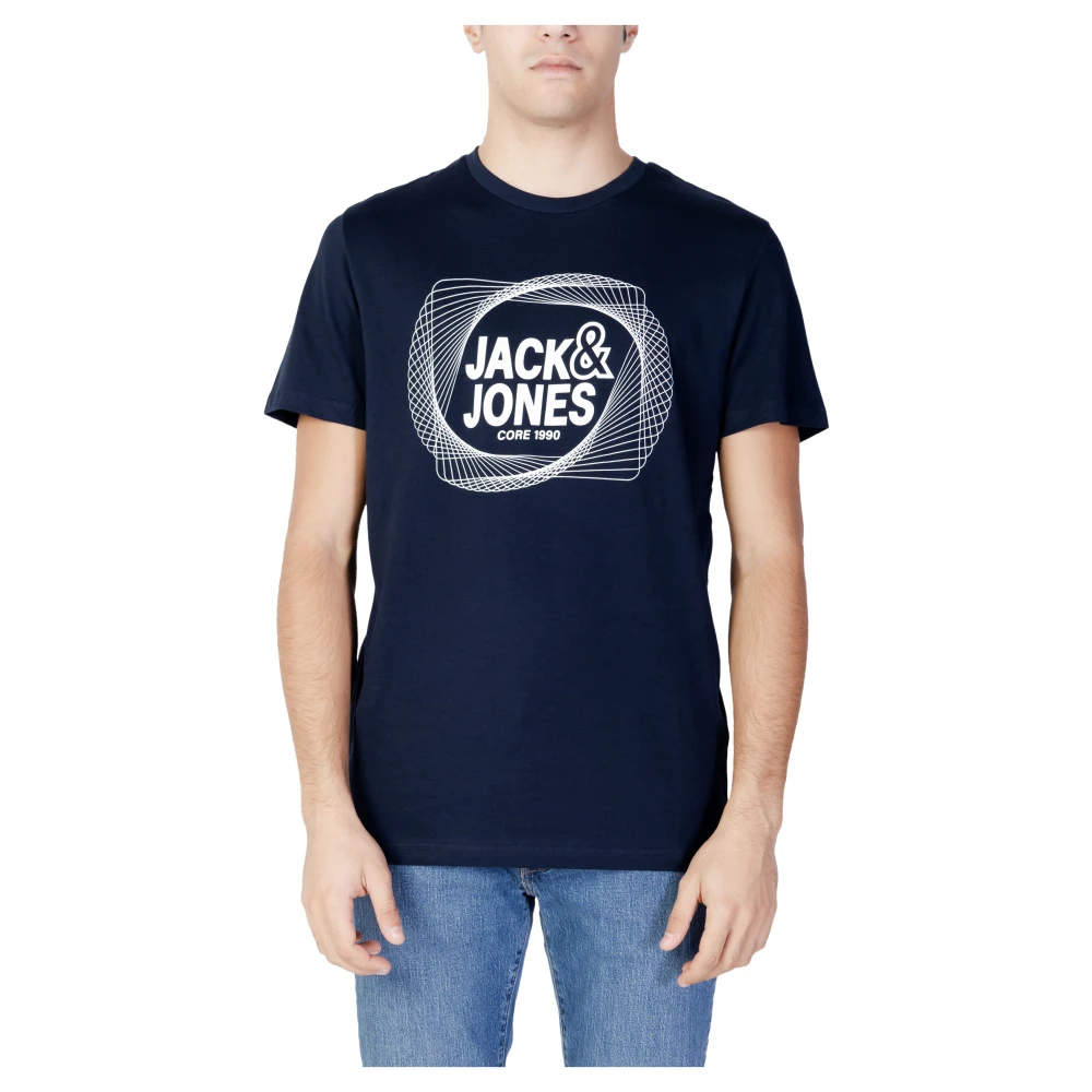 Jack & Jones Jcoluca TEE SS Crew Neck FST – 12225445 Blå Herr